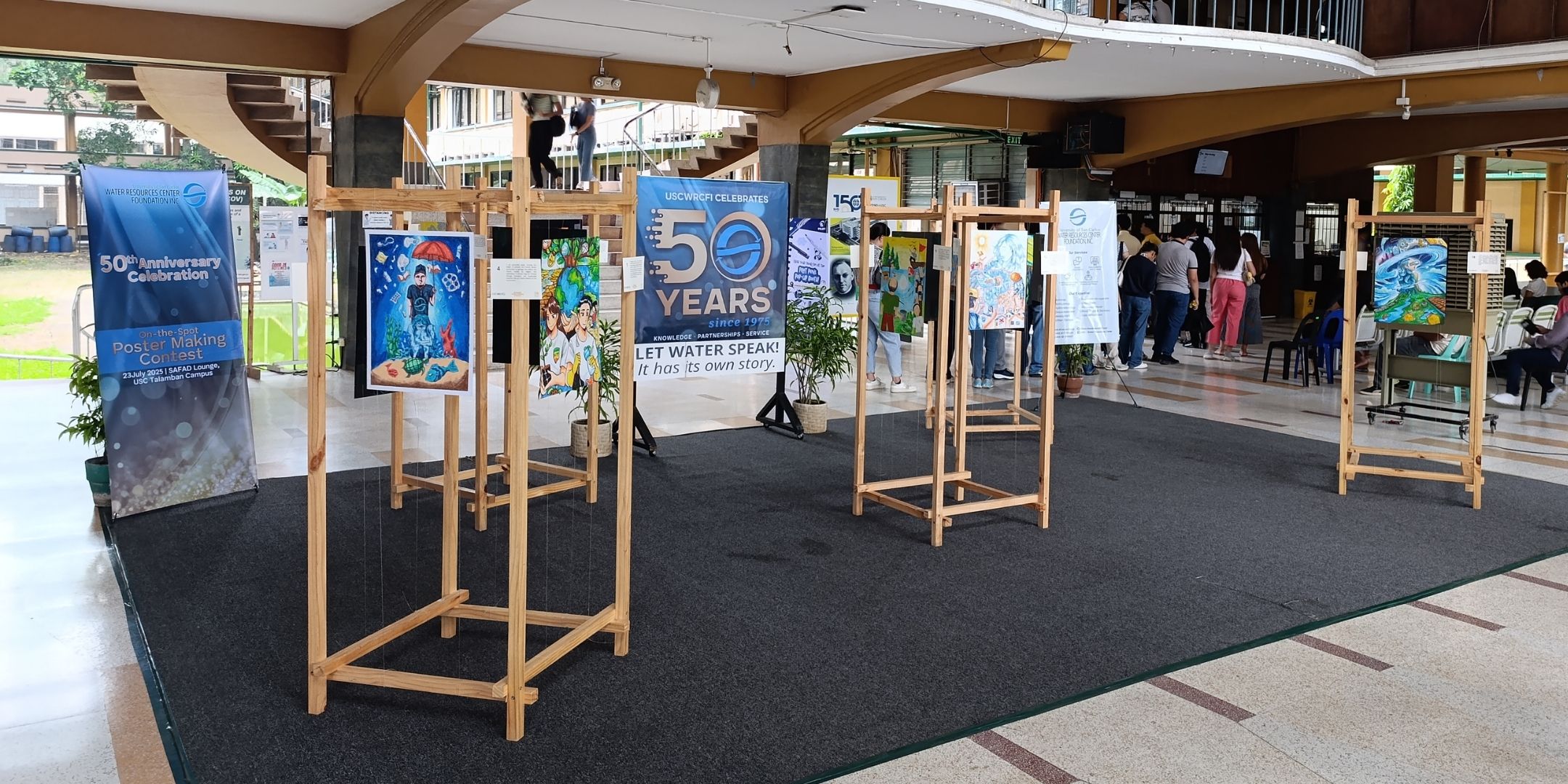 Let Water Speak! It has its own story: 
WRC 50th Anniversary Poster Making Contest